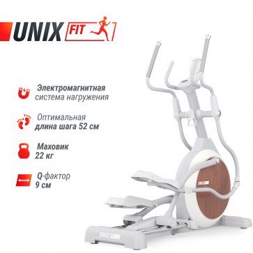 Эллиптический тренажер UNIX Fit MV-850 (Auto Incline) Wood - 2